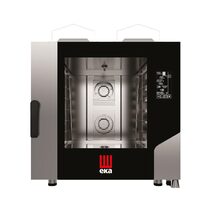 Cuptor pe gaz cu convectie cu abur Millennial Black Mask Bakery, Tecnoeka, 6× 600×400 mm 230V/500W, 13,5kW, 850x1035x(H)951mm