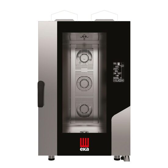 Convection-steam gas oven Millennial Black Mask Gastro, 11× GN 1/1, Tecnoeka, 230V/700W, 17500kW, 730x849x(H)1231mm