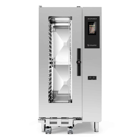 Cuptor profesional Alphatech Synapsy automat, gaz, capacitate 20 tavi GN 1/1, umidificare automata directa