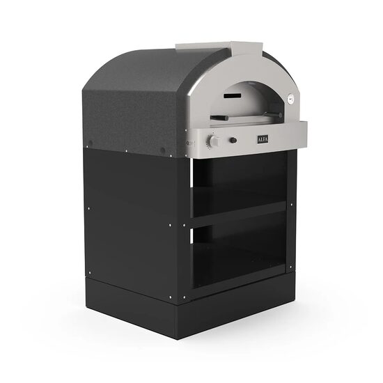 Cuptor pe vatra pentru pizza model Quick, pe gaz, 1 camera, capacitate 2 pizza - Alfa Forni