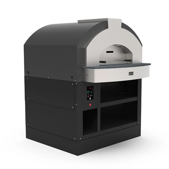 Cuptor pe vatra pentru pizza model Quick, pe lemne, 1 camera, capacitate 6 pizza - Alfa Forni