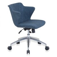 Scaun cu manere si spatar, picioare metalice Pate - Caris