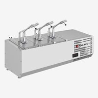 Unitate inox dozare sosuri 3xGN1/4, adâncime 200mm, KD-COOLING-3, Kalando
