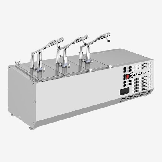 Unitate inox dozare sosuri 3xGN1/4, adâncime 200mm, KD-COOLING-3, Kalando