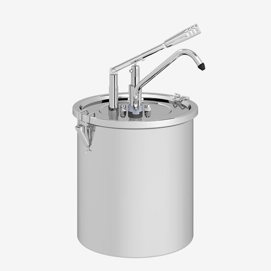 Dispenser sosuri, din inox, 10L, dozare 35ml, KD-0910