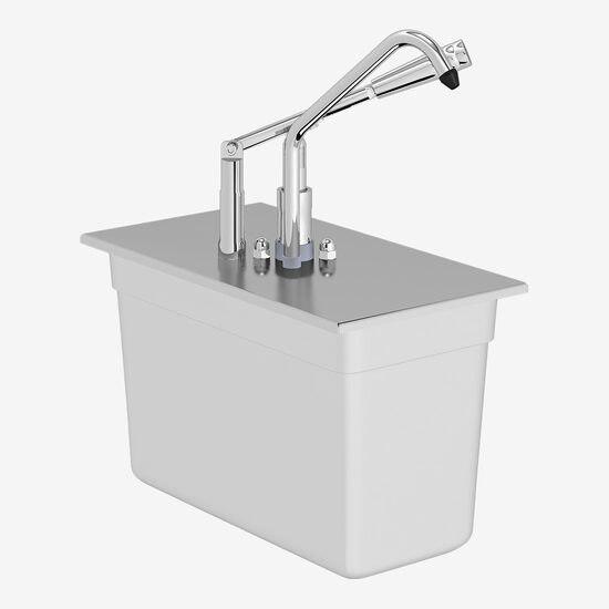 Dozator inox sosuri, 7.25L, GN 1/3 200, KD-0213