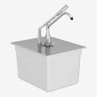 Dozator inox sosuri, 11 l, GN 1/2 KD-0212-200