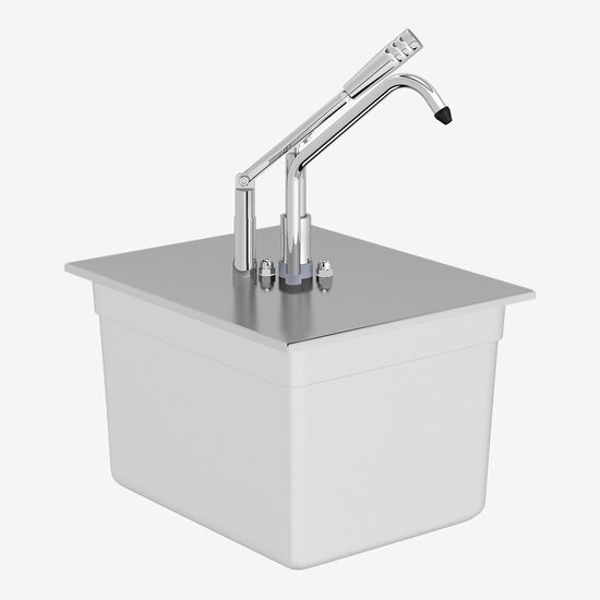 Dozator inox sosuri, 11 l, GN 1/2 KD-0212-200