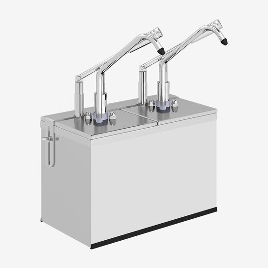 Dozator inox sosuri, 2 x 3L, 2xGN 1/6 KD-0216 Kalando