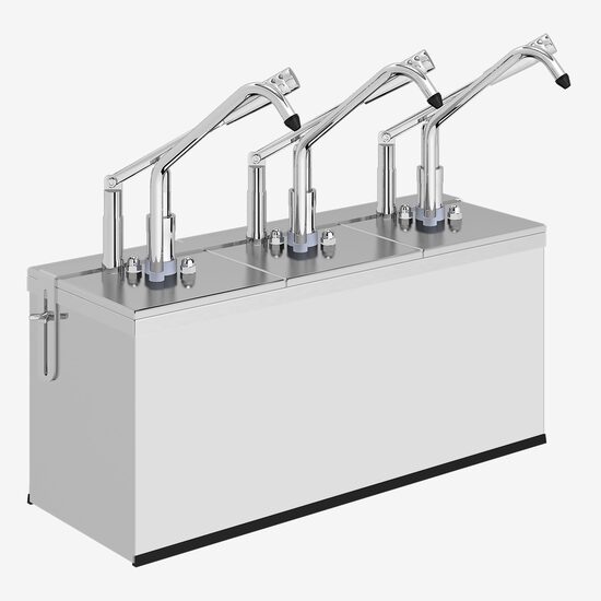 Dozator inox sosuri, 3 x 3L, 2xGN 1/6 KD-0216 Kalando