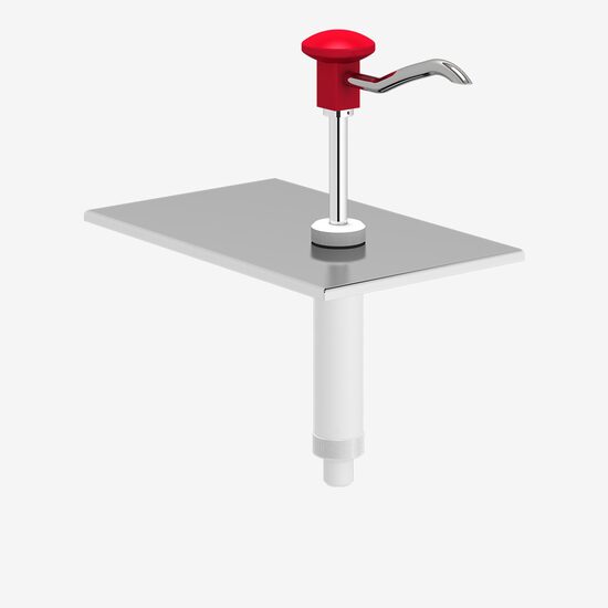 Capac dispenser sos roșii/ketchup, standard, roșu, din inox KD-002-1/4-A, Kalando