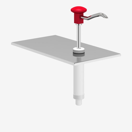 Capac dispenser sos roșii/ketchup, standard, roșu, din inox KD-002-1/3-A, Kalando