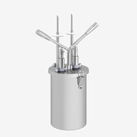 Dozator sosuri pentru gogoşi, cornuri, produse de patiserie, 4.5L, dublu, KD-019 DBL Kalando