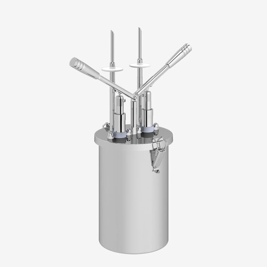 Dozator sosuri pentru gogoşi, cornuri, produse de patiserie, 4.5L, dublu, KD-019 DBL Kalando