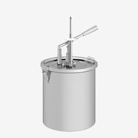 Dispenser sosuri standard, din inox, 10L, cu ac de umplere, KD-1910 Kalando