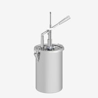 Dispenser sosuri standard, din inox, 4.5L, cu ac de umplere, KD-019 Kalando