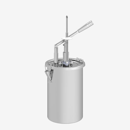 Dispenser sosuri standard, din inox, 4.5L, cu ac de umplere, KD-019 Kalando