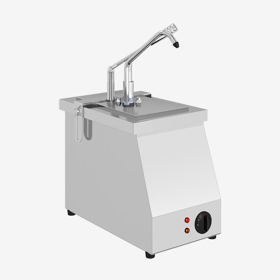 Dozator inox sosuri calde, 5.25L, Bain-marie GN 1/4, KD-021-1 Kalando