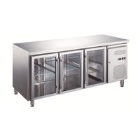 Masa rece SNACK cu doua usi din sticla, 339 lt - Prochill