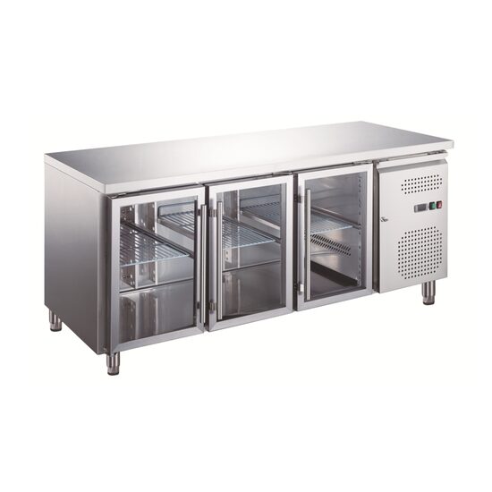 Masa rece SNACK cu doua usi din sticla, 339 lt - Prochill