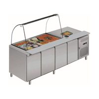 Masă rece cu 4 usi, tip saladetă, 616 lt - Prochill