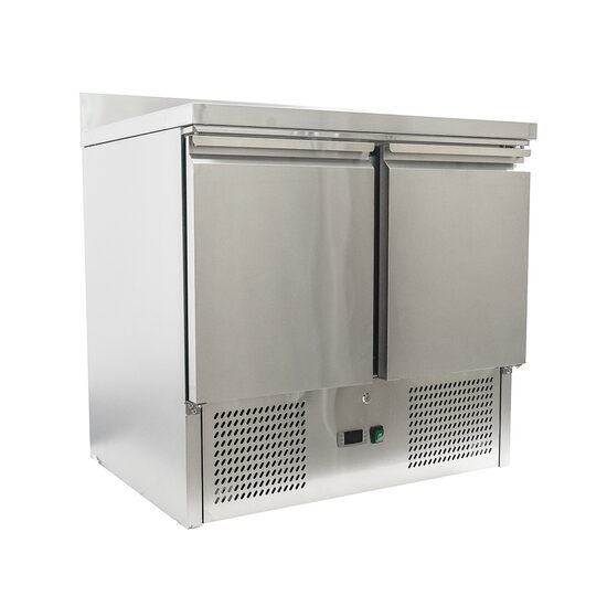 Masă rece cu doua usi si rebord, tip saladetă, 240 lt - Prochill