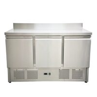 Masă rece cu 3 usi si rebord, tip saladetă, 368 lt - Prochill