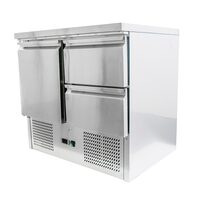 Masă rece cu o usa si doua sertare, tip saladetă, 230 lt - Prochill