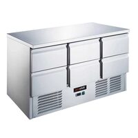 Masă rece cu 6 sertare, tip saladetă, 368 lt - Prochill