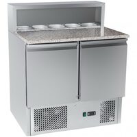 Salatiera refrigerata cu doua usi, blat din granit, 240 lt - Prochill