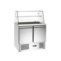 Salatiera refrigerata cu vitrina si doua usi, 240 lt - Prochill
