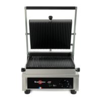 Contact grill panini simplu cu suprafata striata GECID3AO – Krampouz