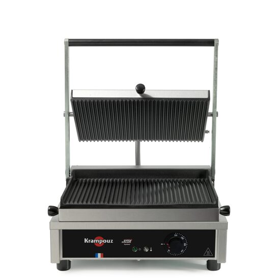 Contact grill panini simplu cu suprafata striata GECID4AO – Krampouz