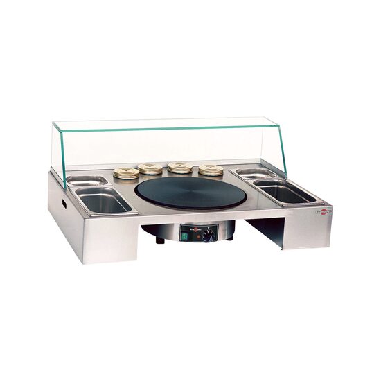 Statie simpla preparare clatite cu vitrina PTEA1A02 – Krampouz