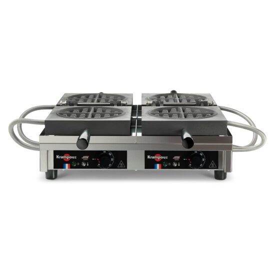 Aparat pentru waffles dublu Ronde 180° – Krampouz