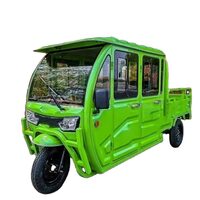 Tricicletă electrică Saige cu doua cabine, pentru transport marfa