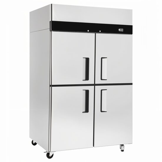 Dulap frigorific si congelator cu 4 usi, 420/420 lt - Atosa