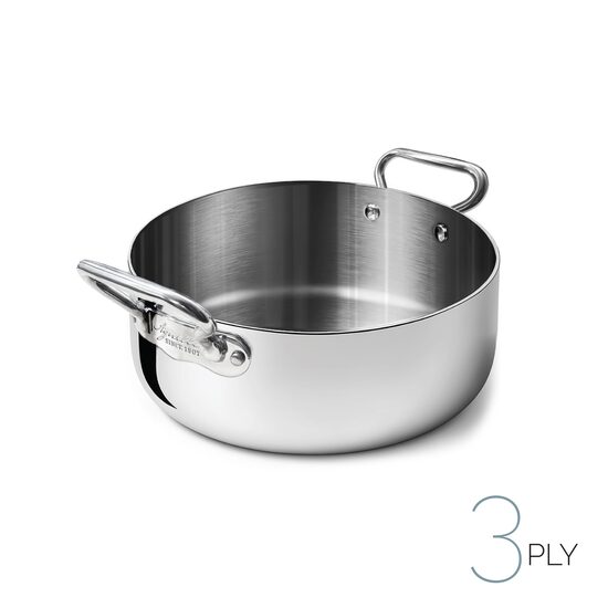 Oala Alu-inox 3-Ply cu doua mânere din inox
