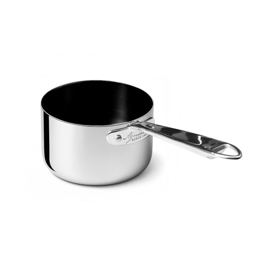 Cratiță antiaderentă, fără PFAS, cu mâner din oțel inoxidabil