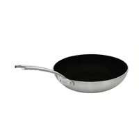 Tigaie cu margini înalte Induction Chef, cu strat antiaderent Shark Skin, pentru plite cu inducție