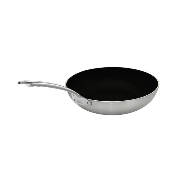 Tigaie cu margini înalte Induction Chef, cu strat antiaderent Shark Skin, pentru plite cu inducție