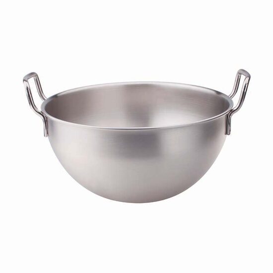Bol pentru amestecat sferic, cu 2 mânere