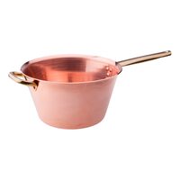 Oală de cupru pentru mămăligă „fără placare cu tablă”
