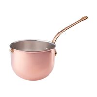 Polsonetto din cupru cositorit pentru baie marie, necositorit pentru patiserie
