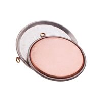 Tigaie pentru farinata din cupru, finisată manual, 2 mm