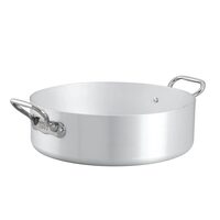 Cratiță din aluminiu pentru inductie, cu două mânere din oțel inoxidabil