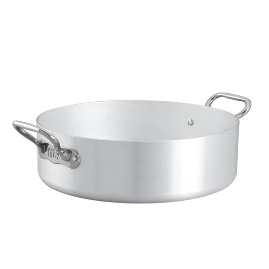 Cratiță din aluminiu pentru inductie, cu două mânere din oțel inoxidabil