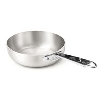 Tigaie din aluminiu pentru inductie, grosime 3mm, cu mâner din oțel inoxidabil