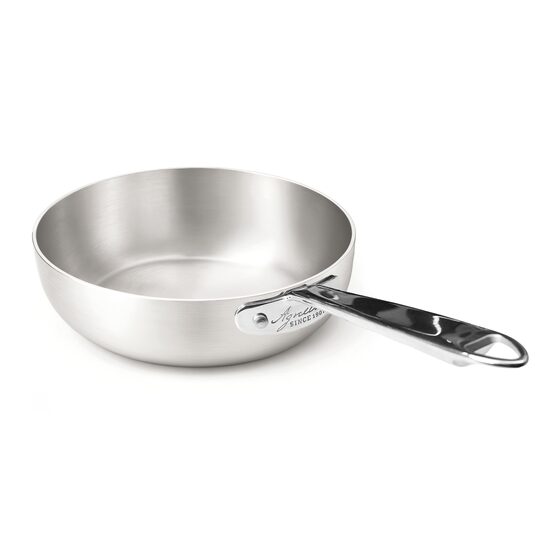 Tigaie din aluminiu pentru inductie, grosime 3mm, cu mâner din oțel inoxidabil