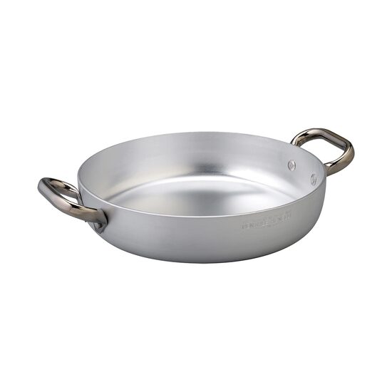 Tigaie din aluminiu pentru inductie, grosime 3mm, cu doua mânere din otel inoxidabil